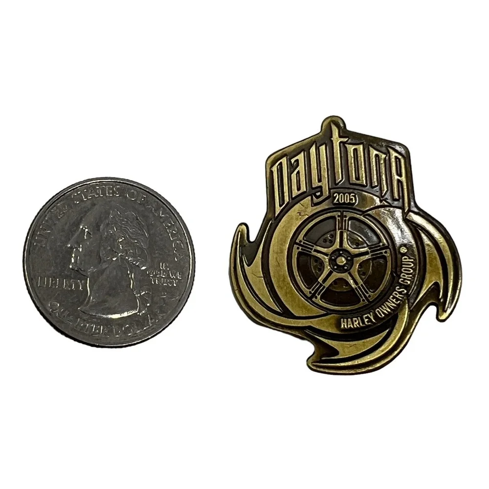 Harley Davidson Owners‎ Group Pin HOG Daytona Beach 2005 Lapel Vest